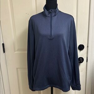 Ben Hogan Performance Golf 1/4 Zip Medium Pullover in blue, Excellent Condition
